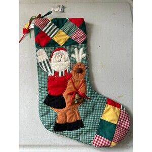 NWT Eddie Walker Midwest Of Cannon Falls Vintage Embroidered Christmas Stocking